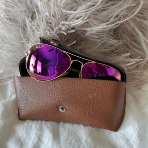 Polarized Ray-Ban Aviators - Pink